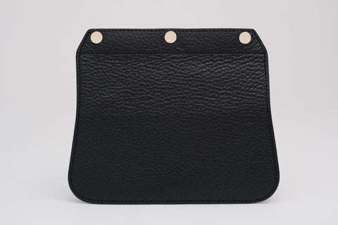 Convertible Handbag Flap - Black